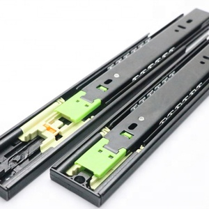 Riel Deslizante para Cajón de 45 mm de Buena Calidad, con Rodamiento de Bolas de 3 Pliegues, Sistema de Apertura por Presión - Product Image 5