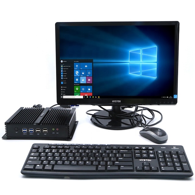 Mini PC Intel Core I5 3317U I3 3217U Win XP Celeron 1037U ITX Industrial Fanless Desktop  VGA Dual Display Rugged Computer