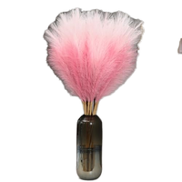 Herbe de la Pampa Artificielle Rose et Violette de 96 cm, Tiges Hautes, Fausses Herbes de la Pampa pour Arche de Mariage, Décoration Bohème, Composition Florale