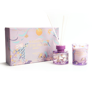 Ensemble cadeau Ascendia - Bougie pilier parfumée à la poire et au lys et diffuseur de parfum pour la maison - Aromathérapie - Product Image 6