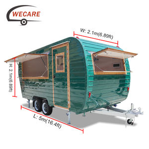 WECARE Trailer Camper Mobile Kustom untuk Perjalanan, Rumah di Atas Roda, Casa Rodante, Camper Trailer, Karavan dengan Dapur - Product Image 3