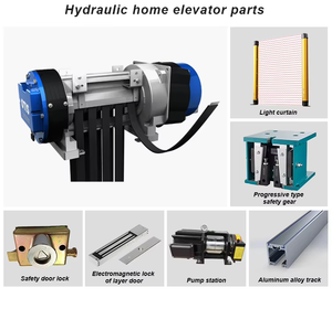 20% de descuento 2-6 pisos, elevador residencial hidráulico personalizado, elevador de Villa de pasajeros con buen precio - Product Image 3