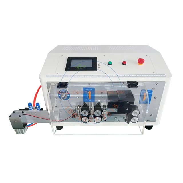 JCW-CS06Z 2 Pin Flat Ribbon Cable FFC Wire Cutting and Stripping Machine Automatic Wire Double Ends Stripper