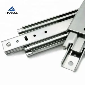 2024 New 76mm Transformavel Cabinet Hardware Offset Full Soft Close Drawer Slide Rail 9 Inch For Office Table