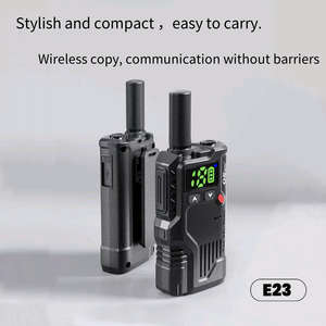 Walkie Talkie Ptt portátil E23 con pantalla Led, linterna, radio de jamón más pequeña para Chase Climb Hotel Restaurant Trolling - Product Image 6