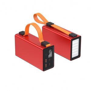 แบตเตอรี่สำรองพกพา Super Pd 100W ความจุ 40000mAh ลิเธียมโพลิเมอร์ ช่องเสียบ Type C และ Micro USB พร้อมไฟ LED สำหรับแล็ปท็อปและการใช้งานกลางแจ้ง - Product Image 3