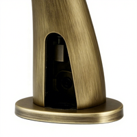 Robinet de lavabo automatique à capteur sans contact en cuivre antique de qualité supérieure, à montage monotrou, pour salle de bain