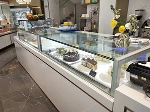 <span class=keywords><strong>Vitrina</strong></span> de panadería Chocolate Desert Display Cake Cooler Mini <span class=keywords><strong>Vertical</strong></span> Freezer Showcase - Product Image 6