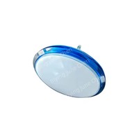 Interrupteur à bouton pour machine de jeu Bouton poussoir en plastique bleu ovale Bouton de jeu pour ticket d'arcade