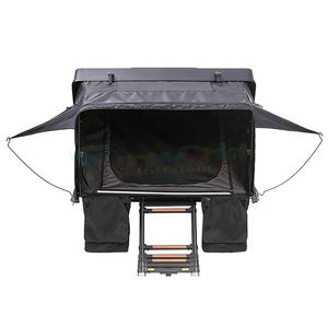 Tente de toit rigide pliable pour camping, toutes saisons, 2 à 4 personnes, grande tente de toit pour voiture avec échelle, aventure en plein air - Product Image 3