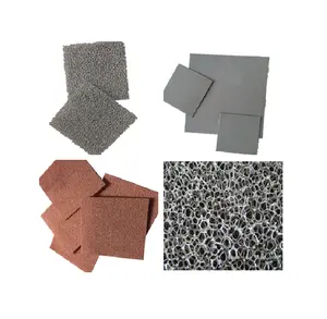 Nickel Metal Foam Customized Size Foam Sheet Nickel Copper Aluminum Foam Ag Silver Metal Foam