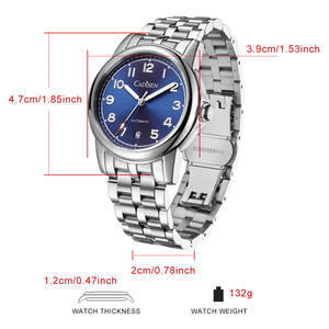 Reloj <span class=keywords><strong>CADISEN</strong></span> 8235 para Hombre, Reloj Mecánico Automático, Movimiento MIYOTA, Cristal de Zafiro, Acero Inoxidable, Resistente al Agua 50 m - Product Image 5