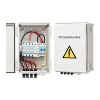 Support de fusible MCB OEM personnalisé en plastique pour extérieur IP65 DC500V 50A, parafoudre, protection contre la foudre, combinateur solaire photovoltaïque