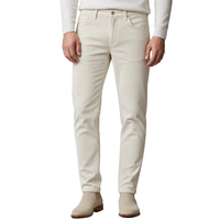 XUCHANG OEM Logo personnalisé Fabricant de haute qualité Designer vintage 100% coton Coupe ajustée Plis frontaux mi-courts Hommes