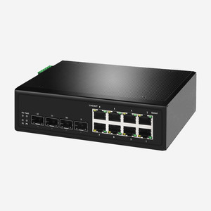 Công nghiệp lớp 2 + Quản lý Gigabit chuyển đổi với 8 RJ45 PoE + cổng và 4 khe cắm SFP Hỗ trợ quản lý đám mây - Product Image 3