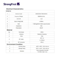 Lecteur RFID UHF StrongFirst 868MHz avec antenne de patch en céramique Antennes GNSS et GPS