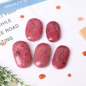 Đá quý tự nhiên hình bầu dục giảm đá đánh bóng tinh thể Palm đá Labradorite Rose Quartz Palm đá - Product Image 6