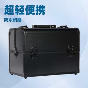 Valise de maquillage professionnelle Qihui 13 pouces, grande capacité, multifonctionnelle, avec serrure, pour usage domestique - Product Image 5