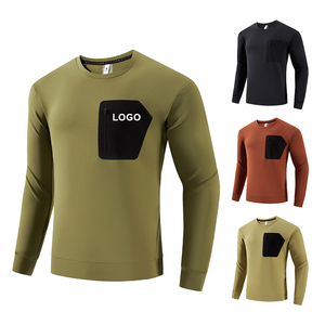 Custom Screen Printing <b>Tshirt</b> Manufacturer Graphic Cotton Black Oversize Knit Thermal Waffle Men Shirt - Product Image 3