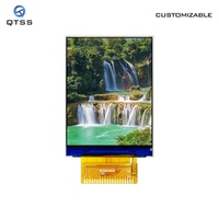 Modul LCD TFT QTSS Stabil 2 Inci Resolusi 320x240 Antarmuka MCU 8-bit ST7789T3 Jam Tangan Pintar Kontrol Industri -20~+70