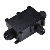 Boîtier de jonction étanche Greenway M686-3C 3 voies IP68 Connecteur PC Certifié ETL CE UKCA CB RoHS pour éclairage extérieur et sécurité solaire