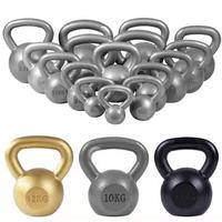 Kettlebell en fonte 4-32 kg pour musculation et entraînement de force à domicile