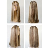Perruque casher sur mesure Qingdao Modern Hair, en cheveux Remy européens, avec dessus en soie, pour femmes juives, noir naturel, ondulé/lisse
