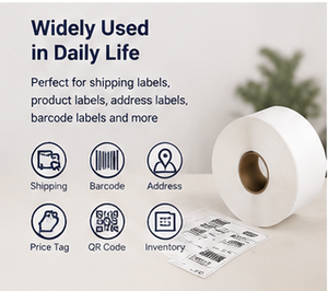 BPA Free 2x2 Inch Direct Thermal Labels With <b>Easy</b> Tear Lin - Product Image 6