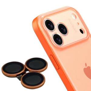 El más nuevo naranja para <span class=keywords><strong>IPhone</strong></span> 17 16 15 <span class=keywords><strong>14</strong></span> 13 <span class=keywords><strong>Pro</strong></span> Cell Lens Protectors 9H Accesorios móviles <span class=keywords><strong>IPhone</strong></span> 17 <span class=keywords><strong>Pro</strong></span> <span class=keywords><strong>Max</strong></span> Camera Lens Protector - Product Image 1