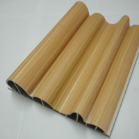 Paneles de pared WPC duraderos con diseños de listones modernos Decoraciones interiores y exteriores de madera Función impermeable
