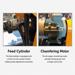 Adjustable Angle Double Head Chamfering Machine for Square Tube Beveling in Warehouse <b>Racking</b> <b>Systems</b> - Product Image 4