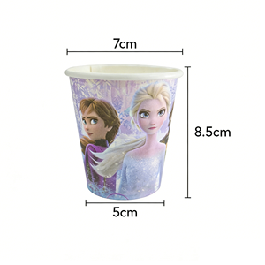 Decorazioni per Feste <span class=keywords><strong>di</strong></span> Compleanno a Tema <span class=keywords><strong>Frozen</strong></span>, Set <span class=keywords><strong>di</strong></span> Stoviglie Usa e Getta con Piatti <span class=keywords><strong>di</strong></span> Carta, Tovaglioli e Bicchieri a Tema Castelli <span class=keywords><strong>di</strong></span> Ghiaccio - Product Image 5