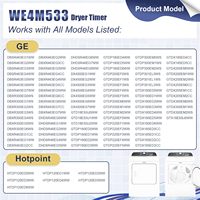 Saklar Timer Pengering Elektrik Manual WE4M533 Suku Cadang Pengganti Rumah Tangga Grosir Buatan Cina