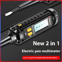 Bangcan 4000 comptes testeur de multimètre numérique de style stylo testeur de tension à plage automatique stylo avec détection NCV