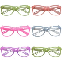 Montures de lunettes lumineuses style géométrique, accessoires de fête, ambiance bal de promo, costume, plastique, photo lumineuse à changement de couleur