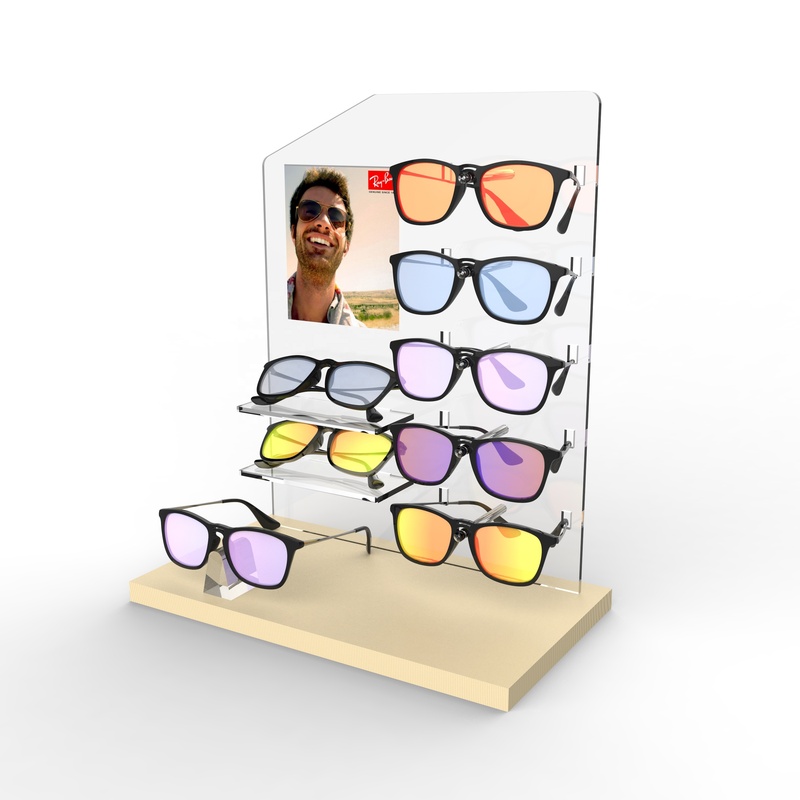 Acrylic Stand for Sunglasses Cosmetic Display