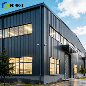 อาคารโครงสร้างเหล็กสำเร็จรูปสำหรับอพาร์ทเมนต์ โรงงาน โกดัง ระบบโครงเหล็กกันเสียง ทาสีทนทาน - Product Image 1