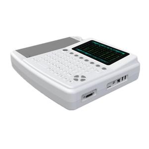 JZ-TEC1201 <b>12</b> Lead <b>12</b> Channel Portable Handheld EKG/ECG Machine CE Certified Class II Built-in Battery 1000Hz Sampling Rate - Product Image 1