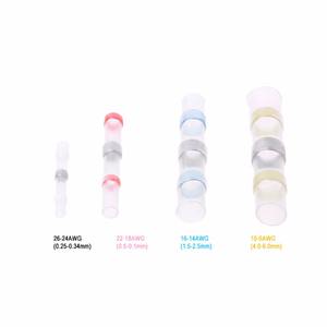 50 pièces de manchons de soudure écologiques, borniers, tubes intermédiaires thermorétractables et étanches, à sertissage à froid - Product Image 1