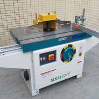 Machine de fraisage et de découpe du bois à grande vitesse à alimentation automatique, machine à profiler à broche, machine à profiler à broche pour le travail du bois