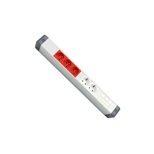 Technologie de pointe, PDU à 5 prises, 16A, 250VAC, utilisation industrielle, équipement de distribution d'énergie, flux électrique cohérent intégré, facile - Product Image 1