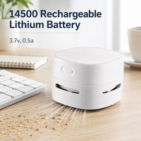 Aspirateur de bureau rechargeable, léger, mini, à forte aspiration, durable, longue durée de vie de la batterie, pour la poussière des ordinateurs portables et des bureaux des salles de classe.