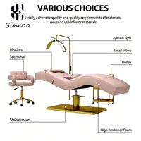 Nouveau Lit de Beauté Électrique Pliable Multifonctionnel de Luxe Moderne et Durable, Couleur Personnalisable, Table de Massage pour Salon, Spa, Hôtel