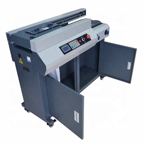 A4 Size Automatic glue binder hot melt glue book bidning machine with Single binding roller wireless Perfect binding machine