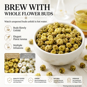 Thé aux herbes frais de qualité supérieure 5A, sélectionné à la main, authentique, séché au <span class=keywords><strong>soleil</strong></span>, propre et sain, pour la consommation quotidienne, bourgeons de chrysanthème frais - Product Image 3