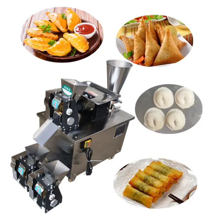Máquina de fabricación de Tartas, máquina automática de dumplings, empanada, samosa, llenado de gioza, mini raviolis, precio