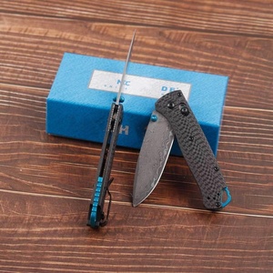 Cuchillo Plegable BM535 Bugout E233 de Acero de Damasco con Mango de Fibra de Carbono, para Defensa Personal, Uso Diario, Camping y Bricolaje - Product Image 4