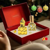 Emballage en verre rond électro-plaqué de 6 ml pour huile capillaire, sérum, crème de soin et gouttes pour les yeux