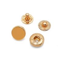 8/10/12/12.5MM Kancing Logam Grosir, Aksesori Koper DIY Pengikat Bulat, Bahan Logam Kancing Jepret Empat Bagian