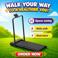 Directo de Fábrica, Mejor Precio, Caminadora 2 en 1 Plegable para Debajo del Escritorio con Control Remoto, 1-10 km/h